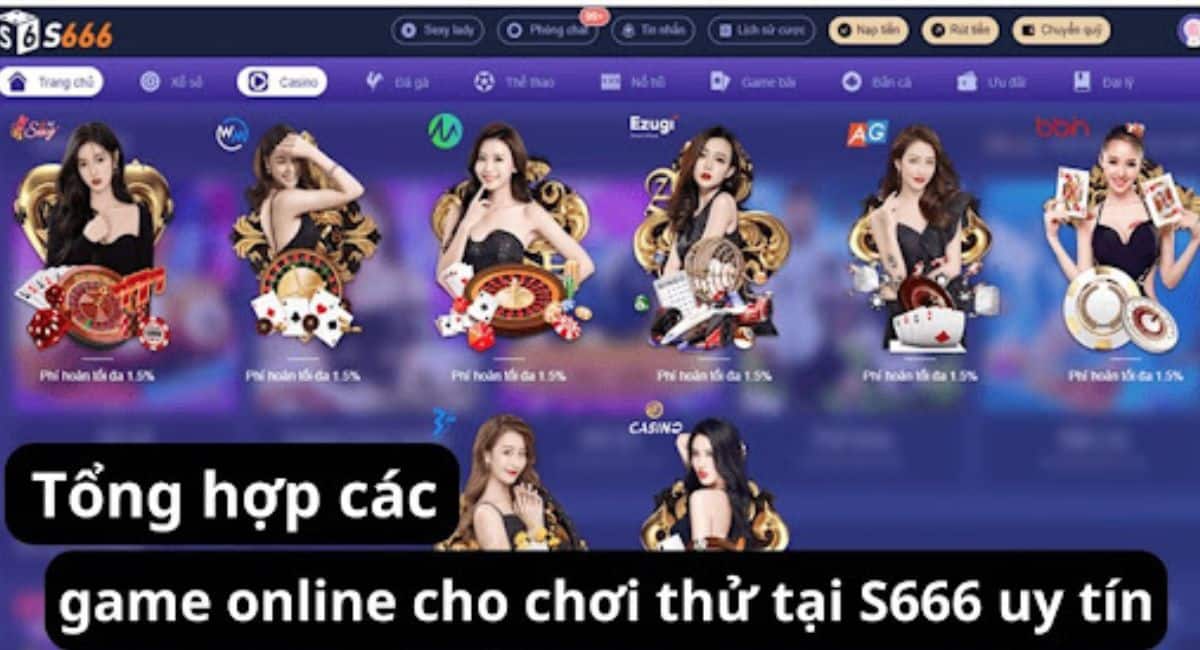 các game online cho chơi thử