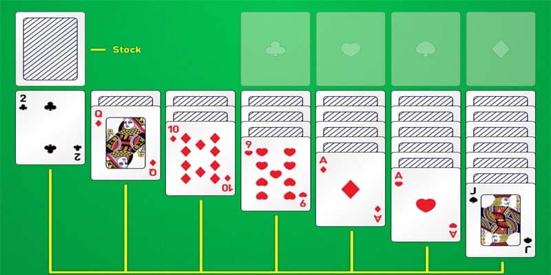 Hướng dẫn cách chơi game xếp bài Solitaire cổ điển đơn giản