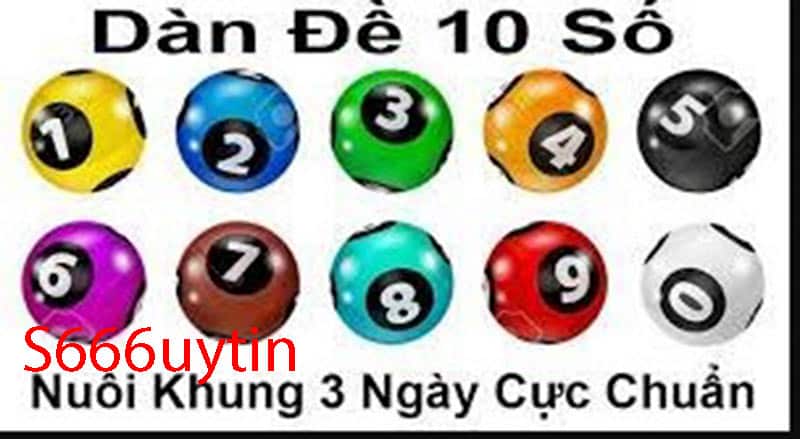 Nuôi dàn đề 10 số khung 3 ngày