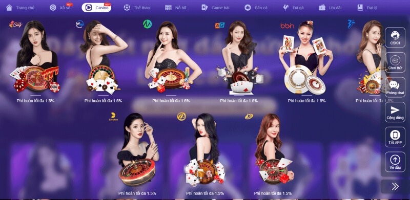 S666 Casino chuyên cung cấp các trò chơi Live Casino